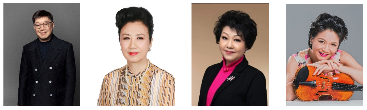 講者（左至右）：陳華國、汪明荃、胡美儀、姚珏